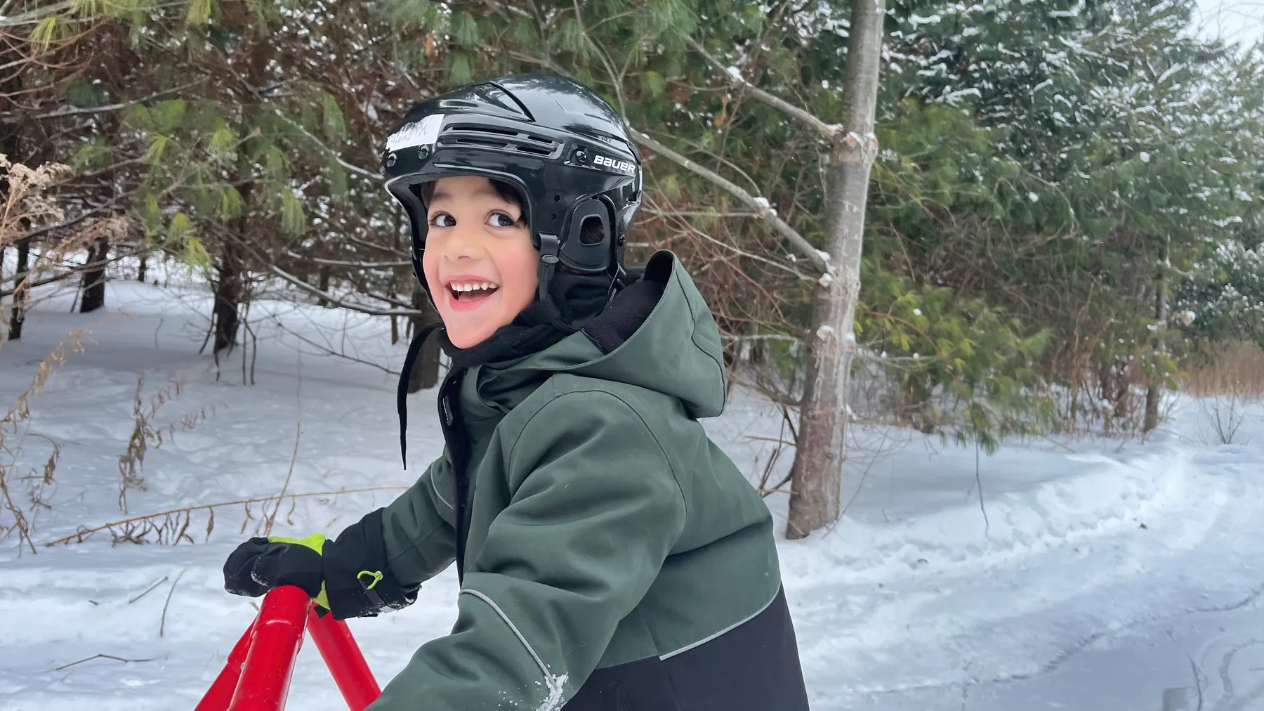 Patinando en el bosque River Oak